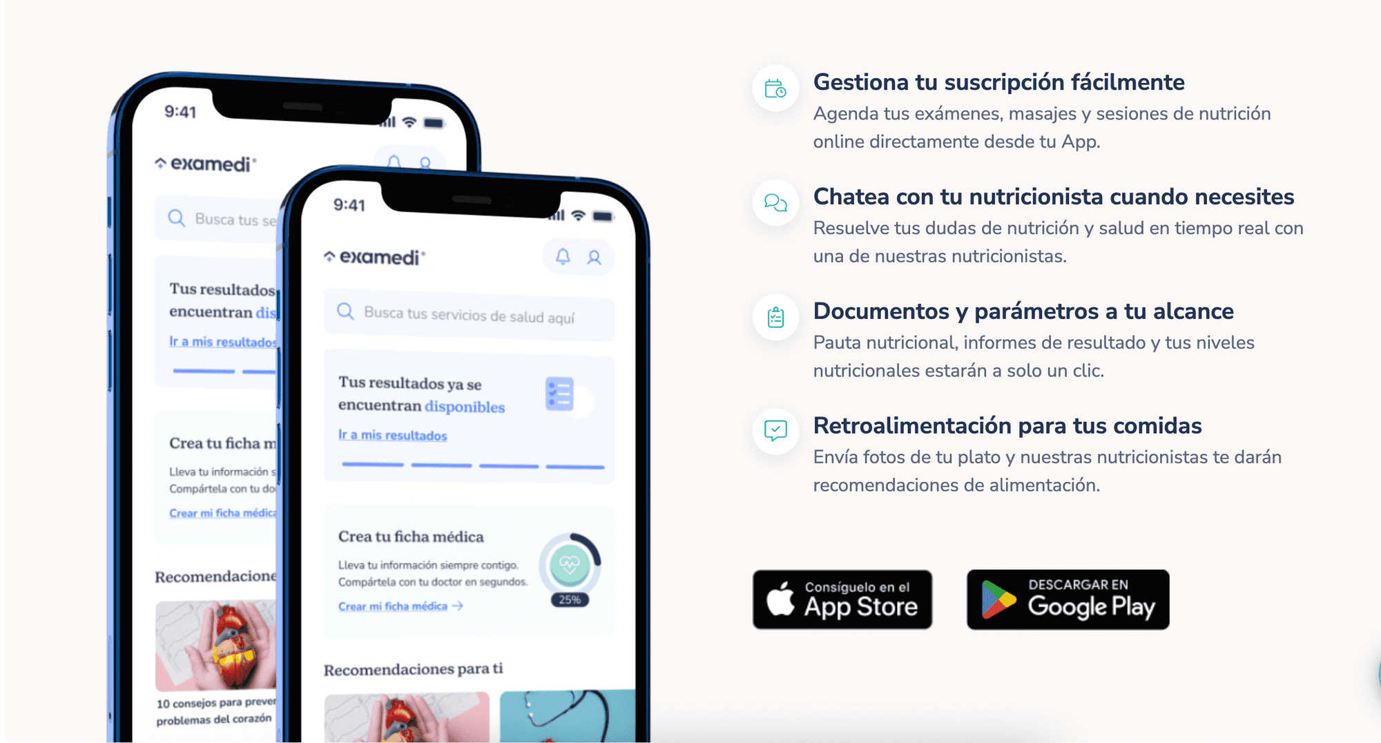Control de tus objetivos, registro de tus comidas ¡Y mucho más con la nueva App!