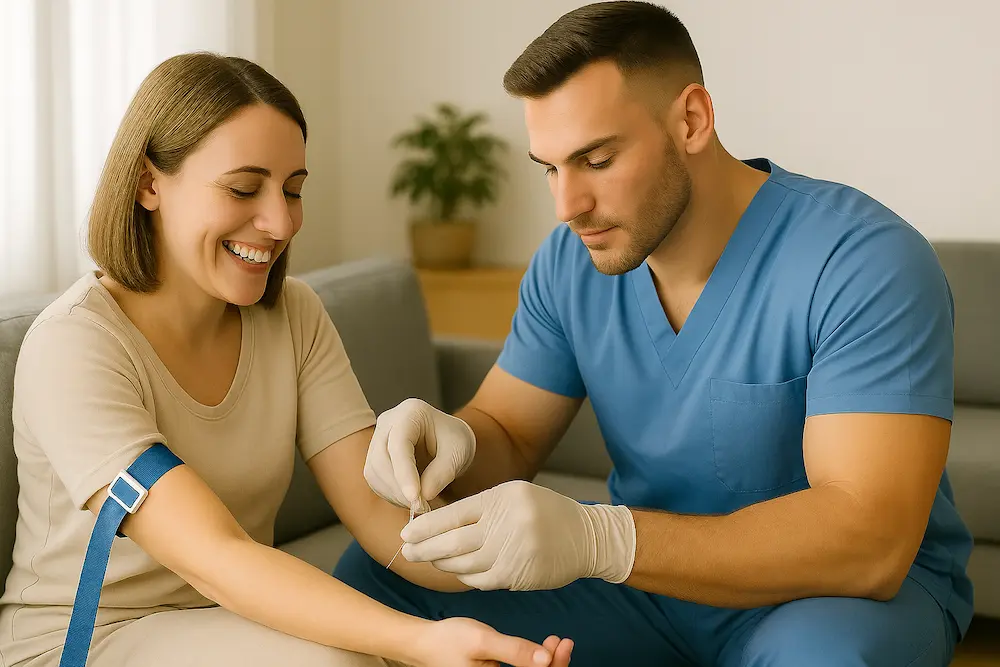 Exámenes a domicilio - Pacientes atendidos