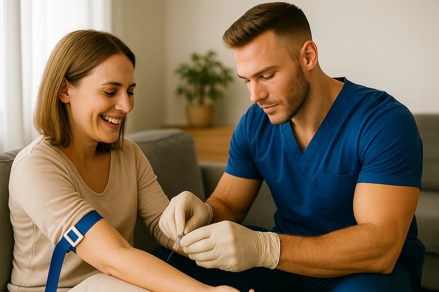 Exámenes a domicilio - Pacientes atendidos