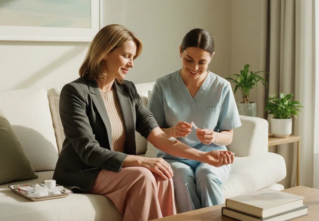 Detección y control de Tiroides a domicilio - Examedi