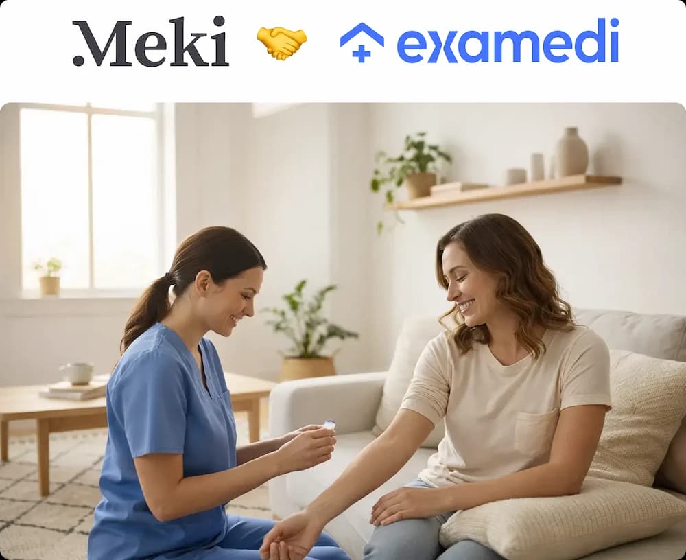 Alianza Examedi y Meki - Exámenes a domicilio