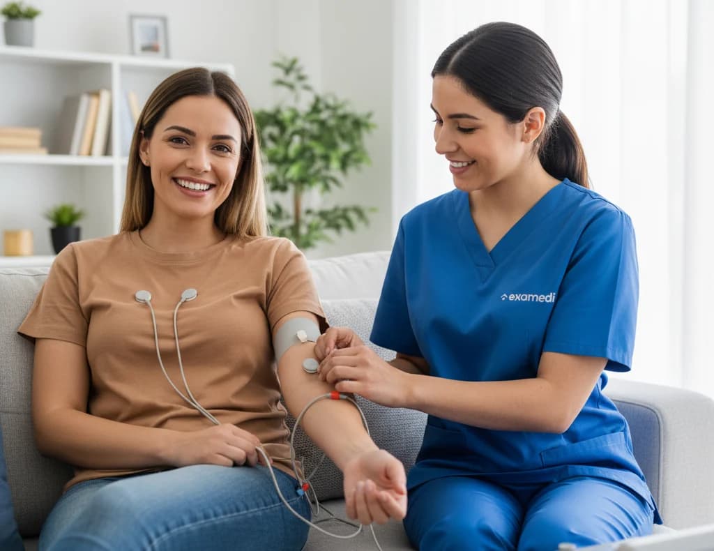 ECG de reposo a domicilio - Examedi